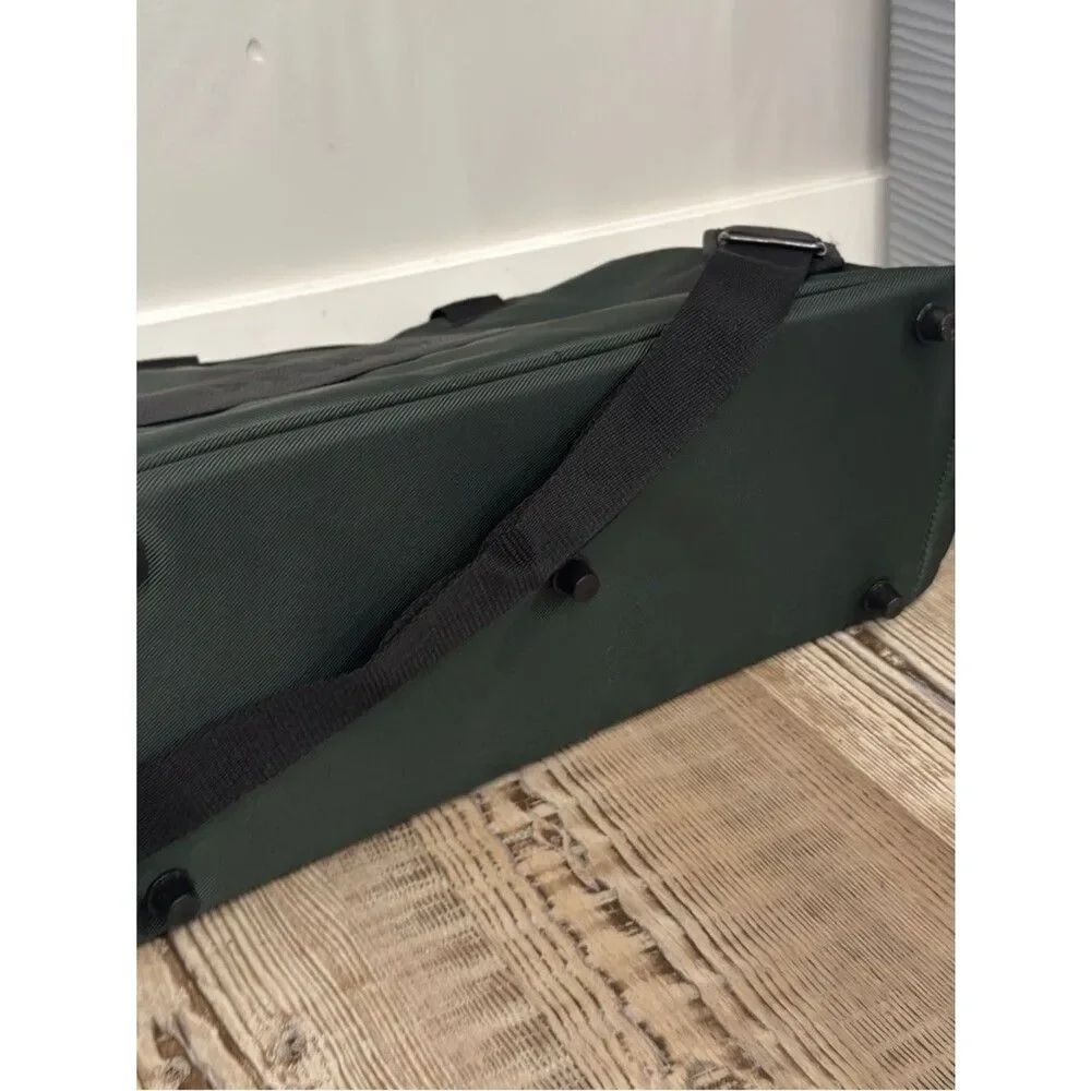 Delsey Paris Men's Dark Green Laptop Weekender Bag duffel bag, luggage